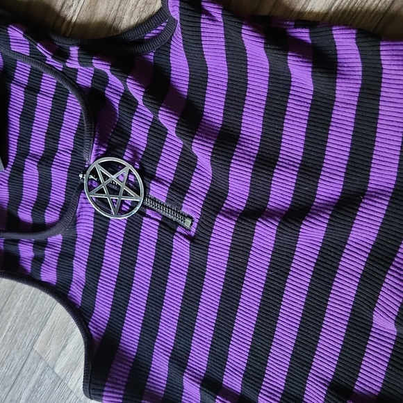 🖤💜striped top - Picture 5 of 7